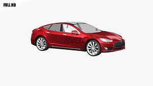 3d model tesla s