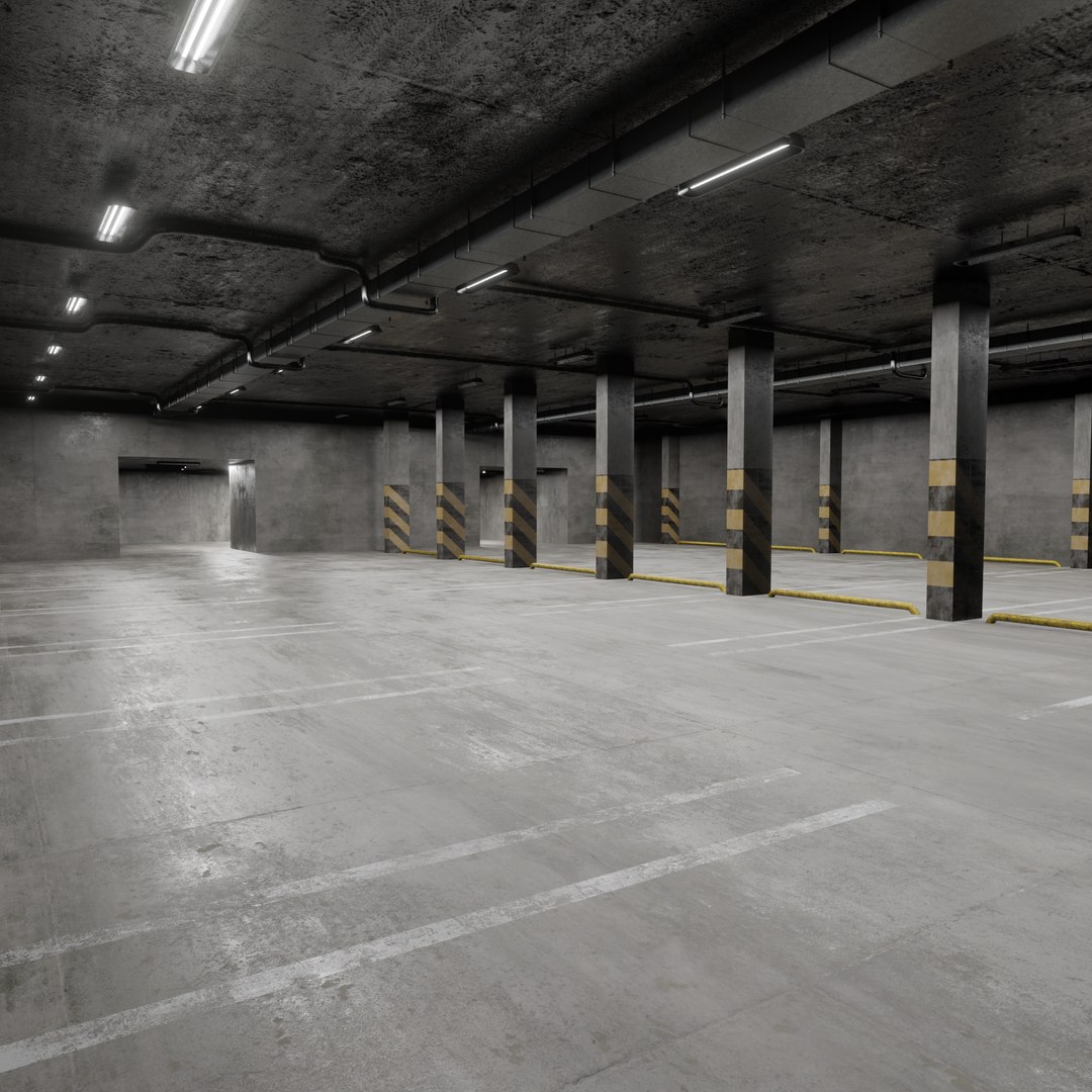 An Empty Parking Garage At A Night Time Background, Parking Garage Near Me  To Take Picture, Car, Garage Background Image And Wallpaper for Free  Download