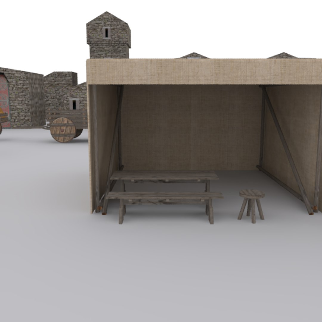3d Medieval Environment Modular