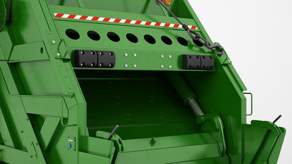 3D model Garbage Truck Cabin 01 - TurboSquid 1810371