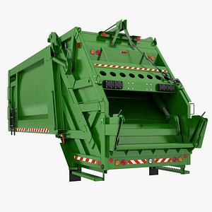 3D model Garbage Truck Cabin 01