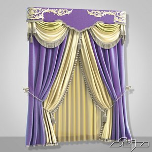 curtains 3d model