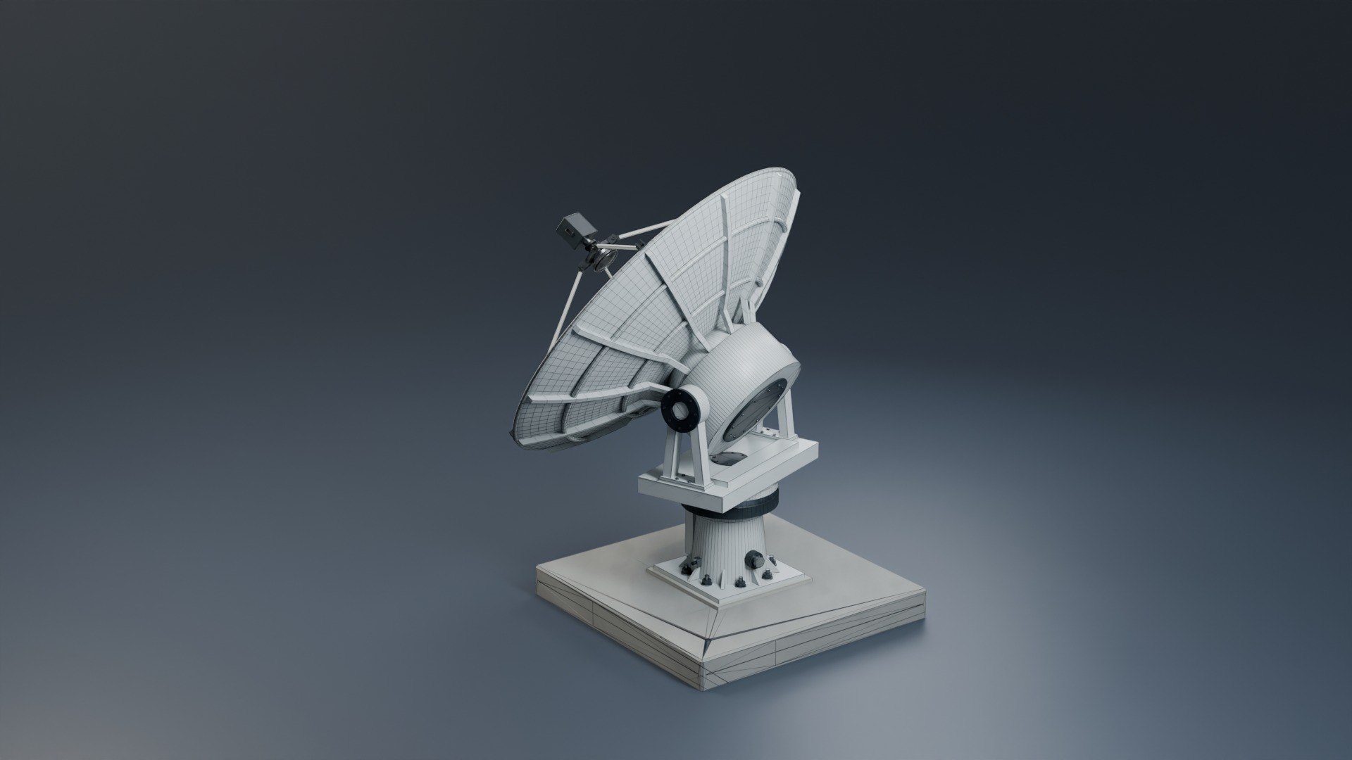3D Satellite Ground Station Antenna 37cm Prime Focus model https://p.turbosquid.com/ts-thumb/3o/GQWpTi/C2/18_wireframe_rear_1920x1080/jpg/1786749919/1920x1080/fit_q87/4f5a794aab478adfb512f3536cbc3fe004ae6c93/18_wireframe_rear_1920x1080.jpg