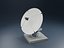 Antenna della stazione di terra satellitare da 37 cm con fuoco primario