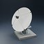 Antenna della stazione di terra satellitare da 37 cm con fuoco primario