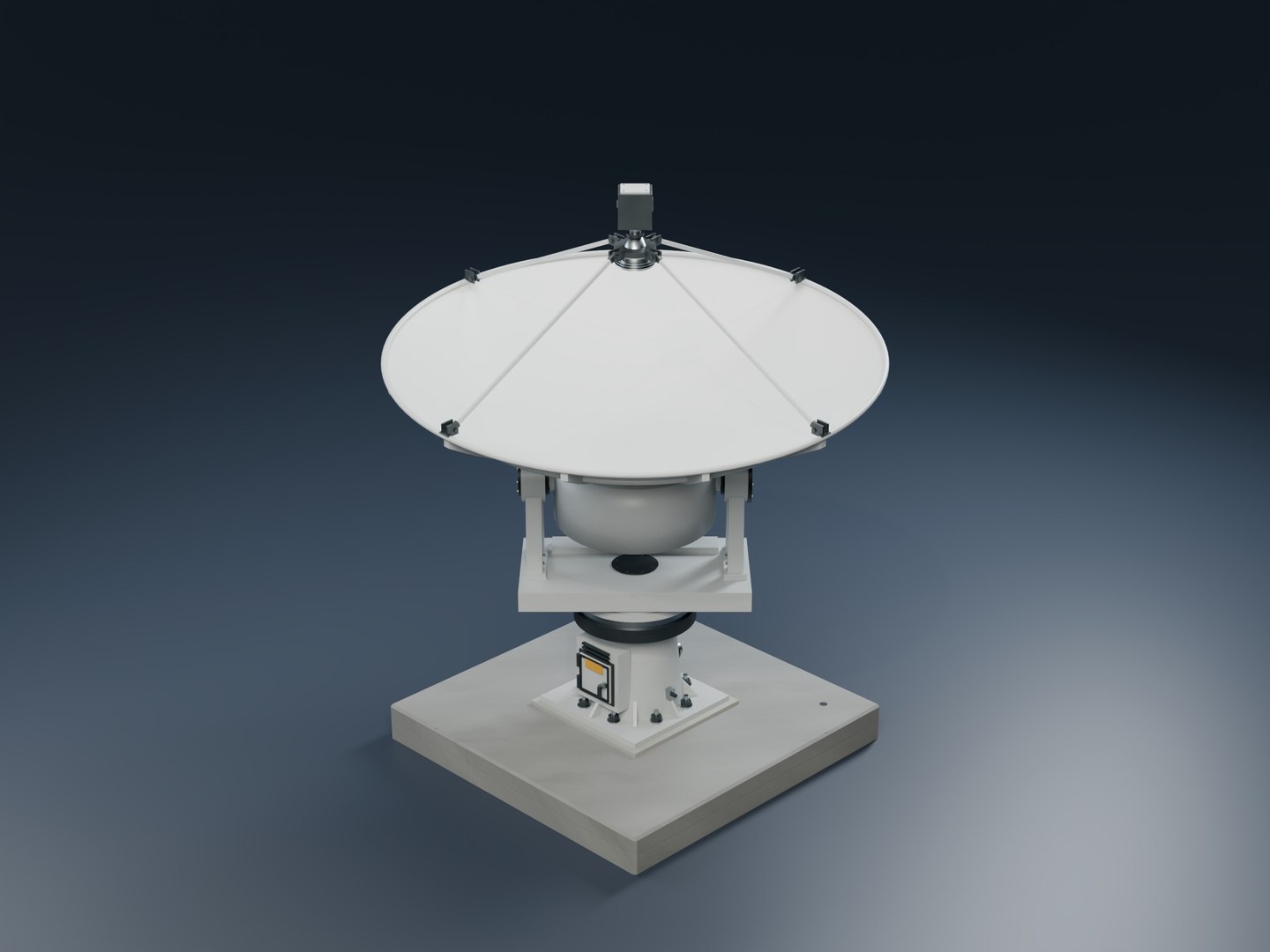 3D Satellite Ground Station Antenna 37cm Prime Focus model https://p.turbosquid.com/ts-thumb/3o/GQWpTi/gm/08_high_elevation/jpg/1786748013/1920x1080/fit_q87/201c2e701ddfd87f7061d5a72ffb3883de98ce89/08_high_elevation.jpg