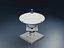 Antenna della stazione di terra satellitare da 37 cm con fuoco primario