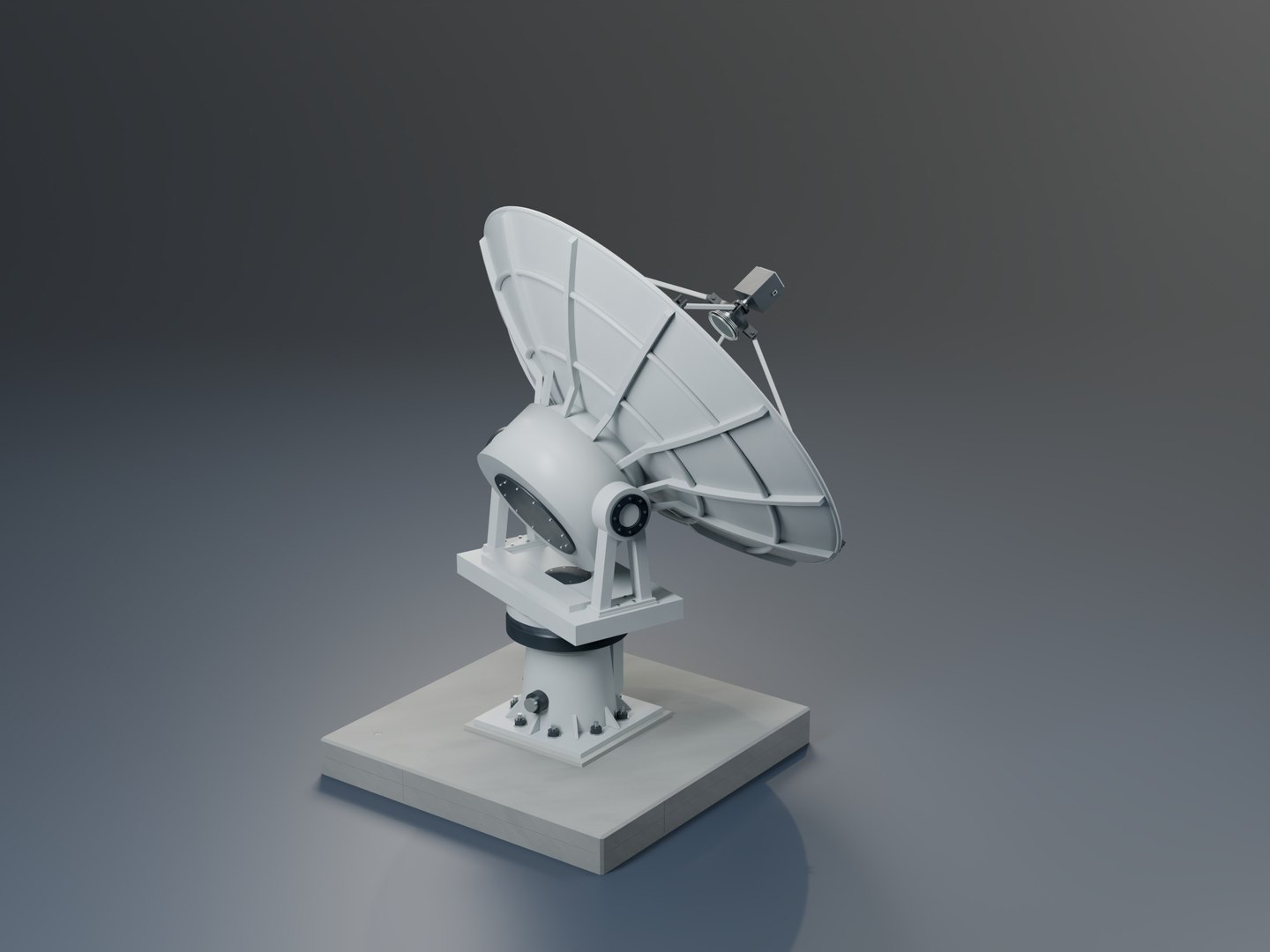 3D Satellite Ground Station Antenna 37cm Prime Focus model https://p.turbosquid.com/ts-thumb/3o/GQWpTi/rJ/14_rear_left/jpg/1786748016/1920x1080/fit_q87/f7fca318f78422e86c4b9254db01c1dd02e60a96/14_rear_left.jpg