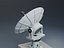 Antenna della stazione di terra satellitare da 37 cm con fuoco primario