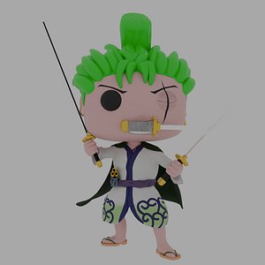 3D FUNKO POP ZORO one piece