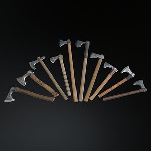 Medieval Ax Set 01