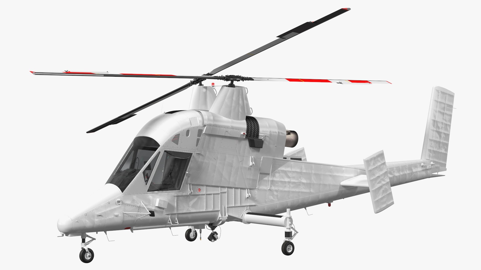 Synchropter Helicopter 3D model preview