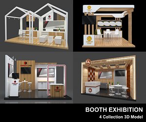 booth exhibition 3D model