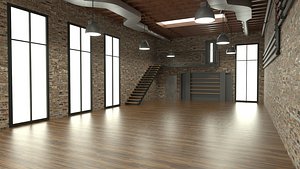 3D model Gallery Event Space