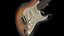 Fender Stratocaster Sunburst 3D