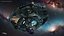 Sci Fi Space Station with Interplanetary Spacecraft Collection 2 3D