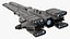 Sci Fi Space Station with Interplanetary Spacecraft Collection 2 3D