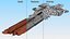 Sci Fi Space Station with Interplanetary Spacecraft Collection 2 3D