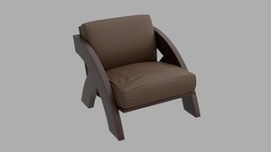 3D model Modern Lounge Chair - Leibal Arch Chair - Blender
