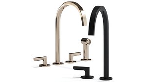 3D Icona Deco Sink mixer by Fantini model