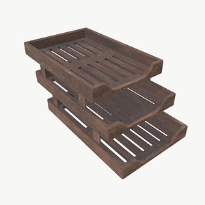 3D File Rack model
