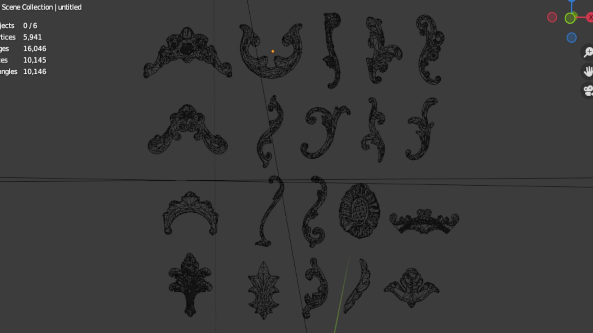 Acanthus Leaves Collection -03 3D Model - TurboSquid 2086830