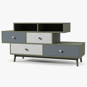 Sideboard Irvine Green 3D model