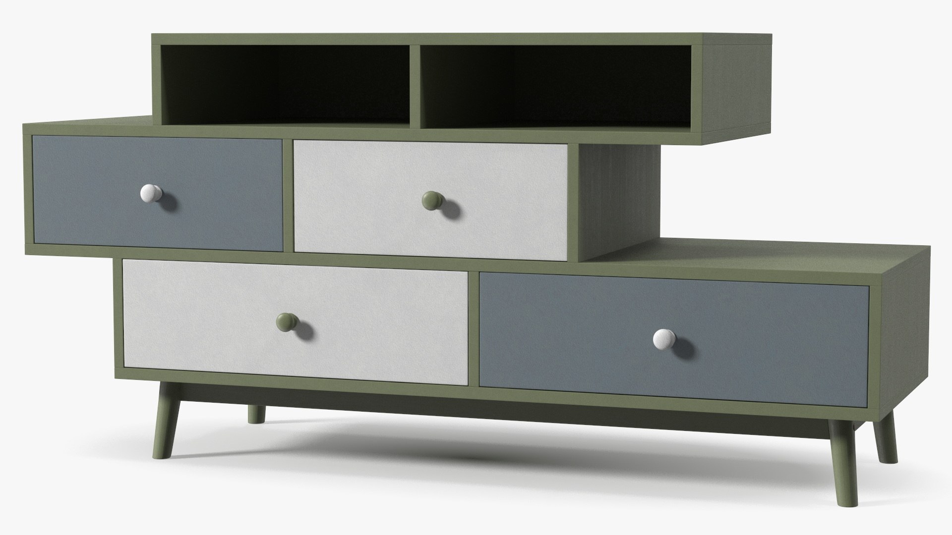 Sideboard Irvine Green 3D model preview