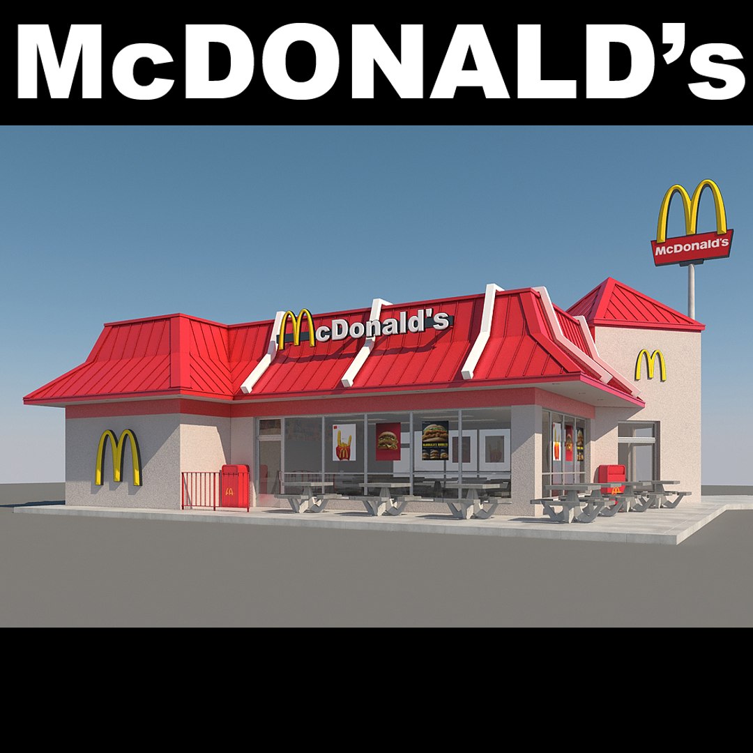 3d Mcdonalds Mc