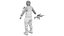 Futuristic Cyberpunk Full Suit