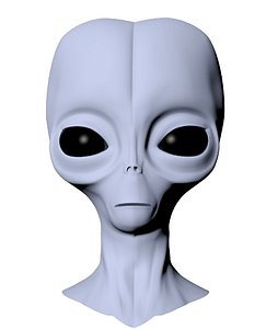 humanoid head base 3D