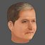 Tim Cook Head - Low poly head for game