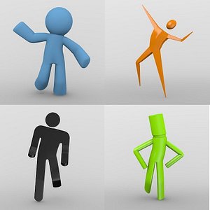 3d model cartoon characters