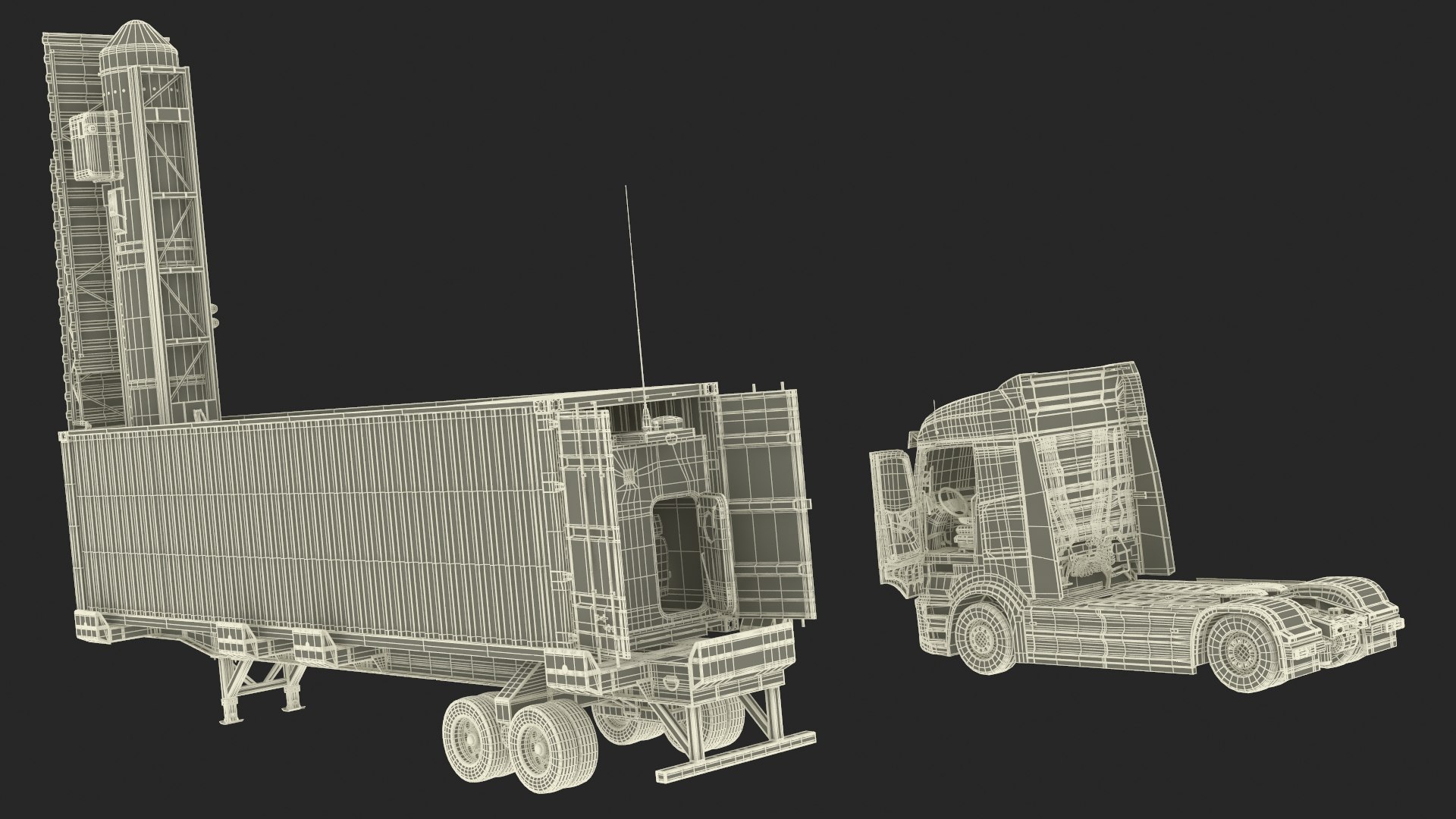 3D Ballistic Missile Container on Semi Trailer with Truck https://p.turbosquid.com/ts-thumb/3o/m4gjUf/SN/ballistic_missile_container_on_semi_trailer_with_truck_036/jpg/1752178724/1920x1080/fit_q87/92ff03b41349c54d518fd9875048fc2f171dc655/ballistic_missile_container_on_semi_trailer_with_truck_036.jpg