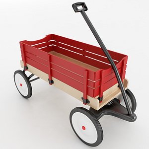 toy wagon 3D model