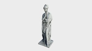 3D model maria women statue