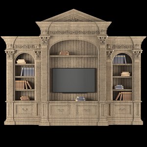 Habersham tv cabinet 3D