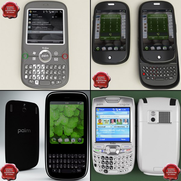 3d model palm phones v1