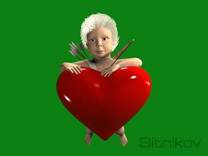 angel cherub 3d model