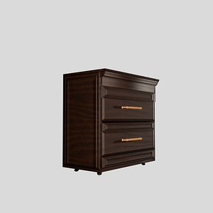 Rigged Gameready - Classic Dark Wood Buffet with 2 Drawers