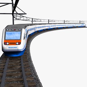 allegro - karelian  vr class sm6 - high speed passenger train
