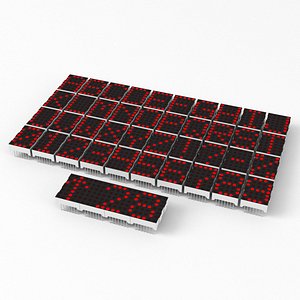 LED dot matrix display modules