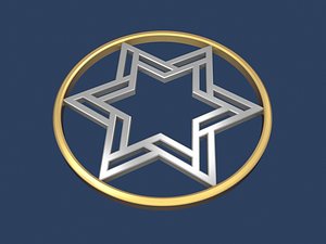 Star of David Circle