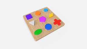 Shape Sorter PBR Version 3D model
