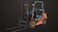 Cargo Pallets and Forklift Trucks Collection1 3D model