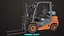 Cargo Pallets and Forklift Trucks Collection1 3D model