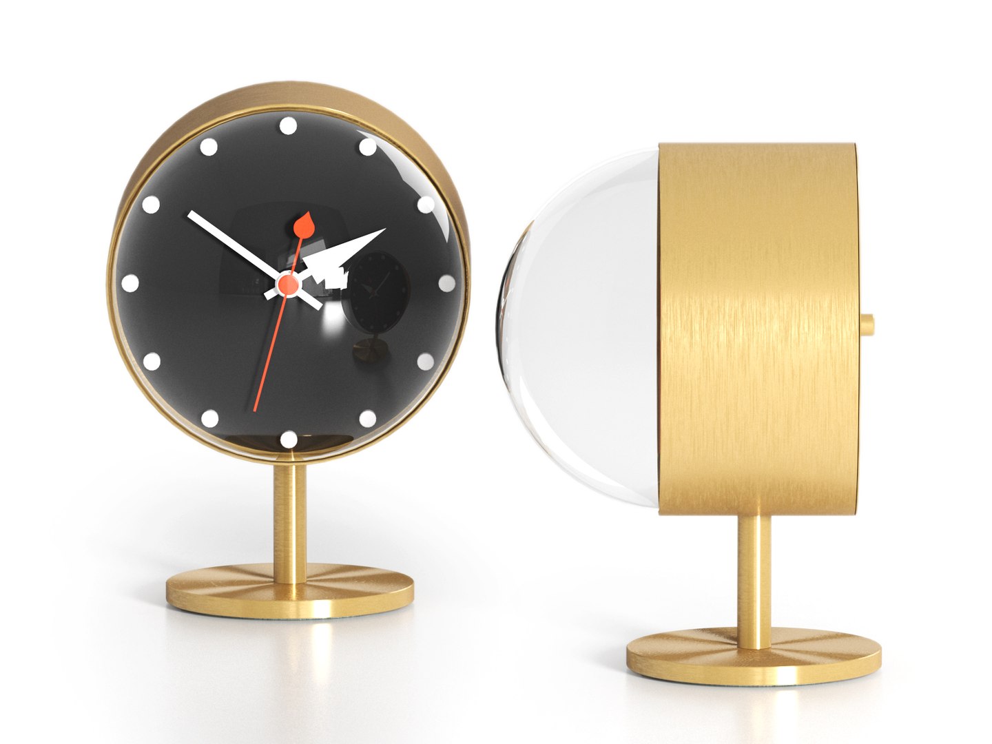 Free 3D Nelson Night Clock Model TurboSquid 1388502