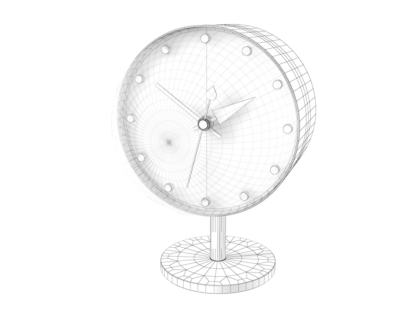 Free 3D nelson night clock model TurboSquid 1388502