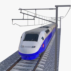 High Speed Train and Rail