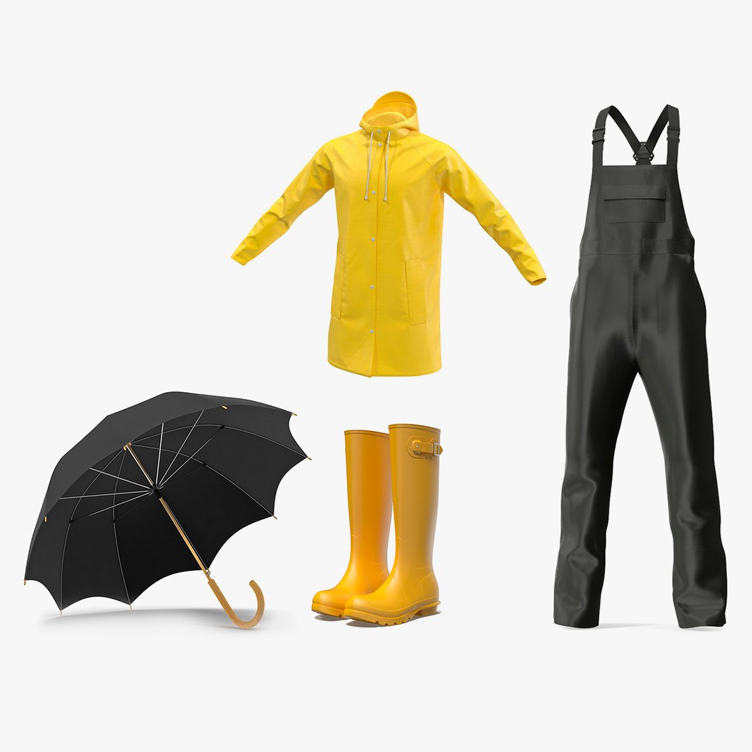 Rain Protection Collection 2 3D model preview